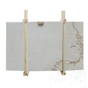 Tábla Onyx Bianco Cross Cut Polírozva, 2 cm
