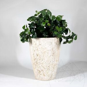 Romano Classic Riven travertin virágcserép, 40 x 30 x 30 cm