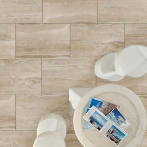 Szintezett kő L'ALTRA PIETRA Duomo Travertino Beige, 60 X 90 X 2 cm, R11 - Csúszásmentes kültéri használatra