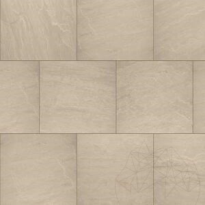 Szintezett kő L'ALTRA PIETRA Tempio Kandla Beige, 60 X 60 X 2 cm, R11 - Csúszásmentes kültéri használatra