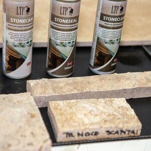 LTP Stone Care Kit - Minden egyben ápoló készlet kőkandallókhoz és munkalapokhoz (tisztít, tömít és karbantart)