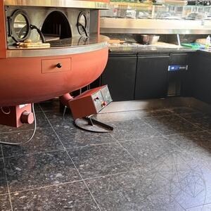 Extra kék bőr kivitel Labradorit, 60 x 60 x 2 cm