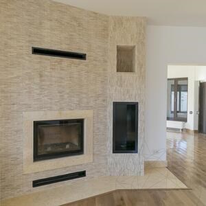 Klasszikus Bambusz Tumbled Travertin Mozaik, 1.5 x 7.5 cm