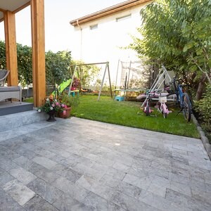 Tundra Grey homokfúvott márvány, 15.2 x 30.5 x 3 cm - Külön rendelhető termék