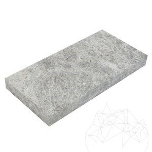 Tundra Grey homokfúvott márvány, 15.2 x 30.5 x 3 cm - Külön rendelhető termék