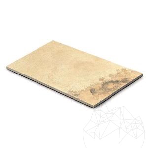 Szintezett kő Hardscape Monviso Fossil, 90 X 60 X 2 cm, R11 - Csúszásmentes kültéri használatra