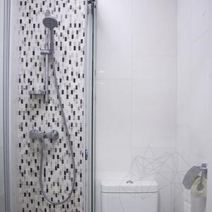 Emperador / Tundra / Mugla Mix csiszolt márvány mozaik, 3.2 x 1.5 cm