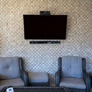 Classic & Noce Tumbled Travertine 3D Párnamozaik, 5 x 5 cm