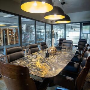 Nero Picasso Csiszolt márványlap, 2 cm