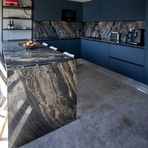 Nero Picasso Csiszolt márványlap, 2 cm