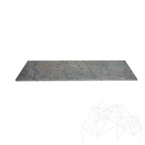 Többszínű Noisette Riven Slate Step, 120 x 33 x 2 cm