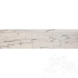 Rugalmas Márvány SKIN Panel Express - Pearl White, 60x15 cm, öntapadós 3M beltéri burkoláshoz, bútorok, falak burkolására