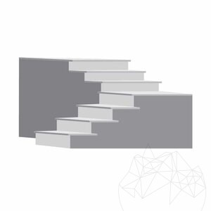 Kavala csiszolt márvány lépcső, 120 x 33 x 3 cm