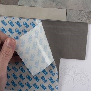 Rugalmas furnér SKIN Panel Express - Indiai ősz, 60x15 cm, öntapadós 3M belső burkolatokhoz, bútorokhoz, falakhoz