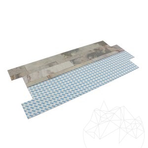 Rugalmas furnér SKIN Panel Express - Indiai ősz, 60x15 cm, öntapadós 3M belső burkolatokhoz, bútorokhoz, falakhoz