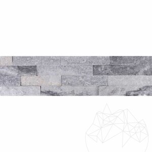 Platino márvány falburkoló panel, 15 x 60 cm