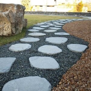 Kavala Tumbled Slate japán kerti lépcső, Standard méret