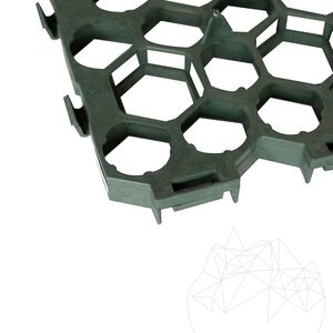 Kavicsbázisú méhsejt stabilizátorok BERA, 55 X 38 cm, zöld
