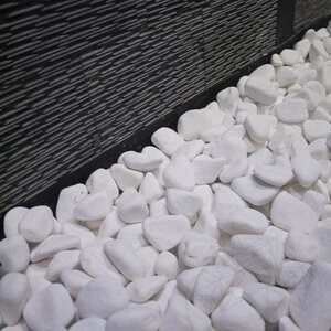 Thassos márvány kavics, 1-3 cm 20 kg, os zsák 20 kg-os zsák