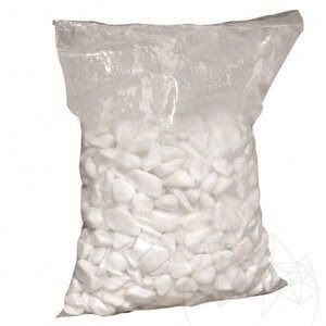 Thassos márvány kavicsok, 3-6 cm zsák, 20 kg