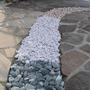 Thassos márvány kavics, 6-10 cm KG