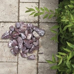 Vörös Atlasz márvány kavics, 2-4 cm, Zsák 20 kg