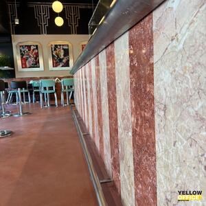 Rózsaszín Aurora csiszolt márványlap, 2 cm