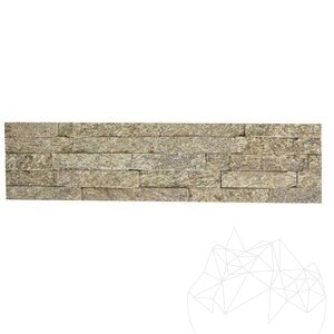 Lemone kvarcit falburkoló panel, 15 x 60 x 1-2 cm