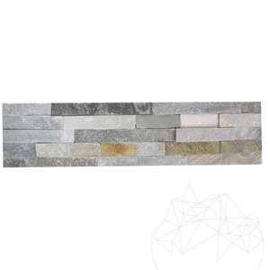 Metaksi kvarcit falburkoló panel, 15 x 60 cm