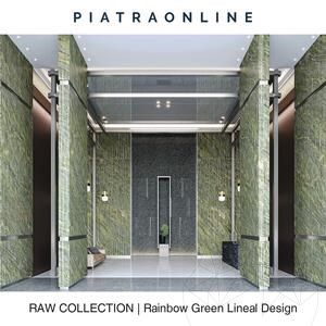 Rainbow Green Lineal Design Födém, 2 cm