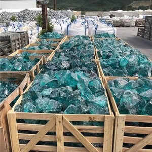 Üveg Deco Blue, KG