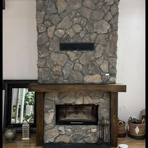 Exterior Stone Cladding Travertin Rock Face Brown