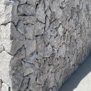 Kültéri poligonális Travertin  Rock Face Silver homlokzatburkolat