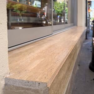 Romano Vein Cut Travertin polírozott márványlap töltőanyag, 2 cm