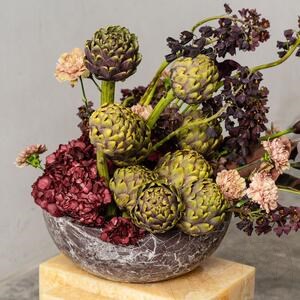 Fürdőszobai mosogató - Rosso Levanto márvány RS-5, 42 x 15 cm