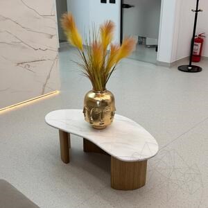 Vörös erezetű csiszolt márványlap, 2 cm