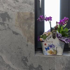 Rugalmas Slate SKIN Ultra-Flex 2mm - Őszi fehér, 240 x 90 cm| Kő falakhoz, bútorokhoz, homlokzatokhoz és vizes