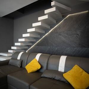 Rugalmas Slate SKIN Ultra-Flex 2mm - Fekete vonal, 280 x 125 cm | Kő falakhoz, bútorokhoz, homlokzatokhoz és nedves