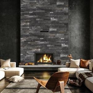 SKIN Panel 3D Express - Black Star, 60x15 cm, öntapadós 3M belső burkolatokhoz, bútorokhoz, falakhoz