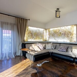 Áttetsző rugalmas pala SKIN 2mm - Indiai ősz, 210 x 105 cm | Környezeti világítás, Beltéri és kültéri világítás