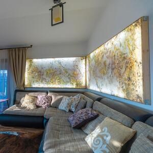 Áttetsző rugalmas pala SKIN 2mm - Indiai ősz, 185 x 61 cm | Környezeti világítás, Beltéri és kültéri világítás
