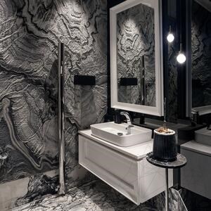 Silver Stream-Laminate Super Rock Design Födém  1.2CM