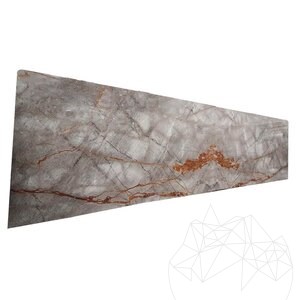Symphony szürke csiszolt márványlap, 2 cm
