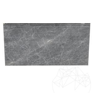 Bordázott Talos Edge márvány, 2 cm