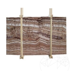 Csiszolt onyx tigrispalánk, 2 cm