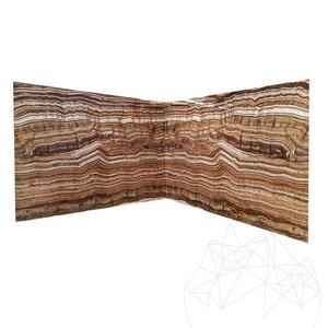 Csiszolt onyx tigrispalánk, 2 cm