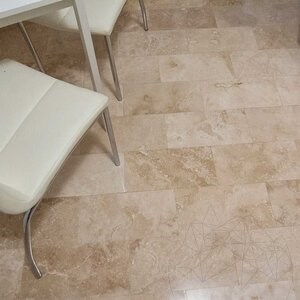 Classic PREMIUM Cross Cut csiszolt travertin 40,6 x 20.3 x 1.2 cm