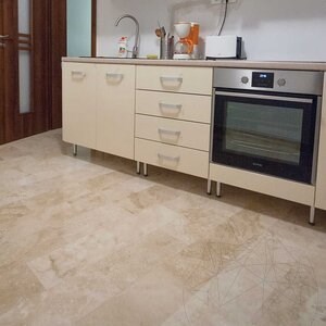 Classic PREMIUM Cross Cut csiszolt travertin 40,6 x 20.3 x 1.2 cm