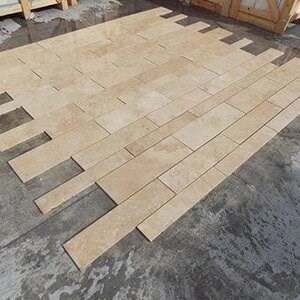 Classic Cross Cut PREMIUM csiszolt travertin deszkakészlet, 1.2 cm
