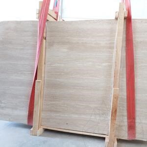 Romano Vein Cut csiszolt és kitöltetlen klasszikus travertin lap, 2 cm  